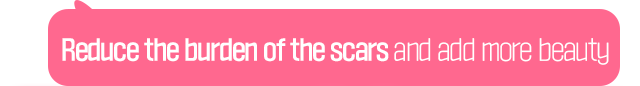 Reduce the burden of the scars and add more beauty