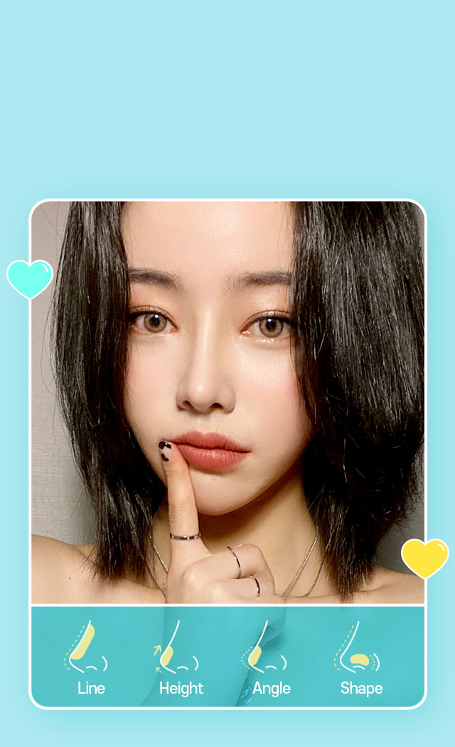 Are you still concerned about long & arrowed nose?