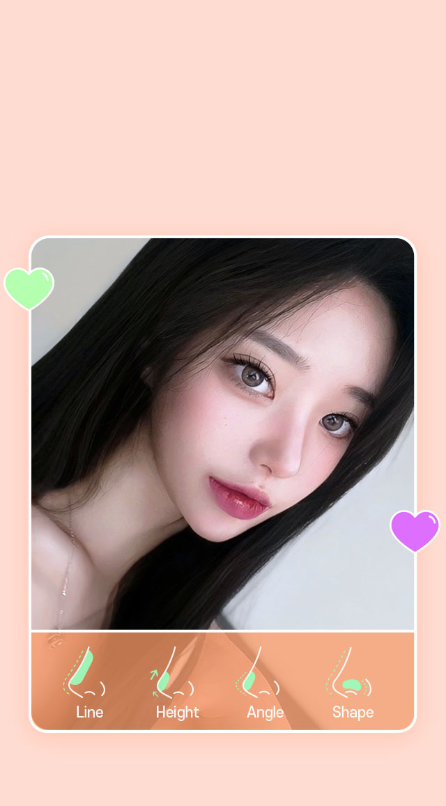 DA Short & Upturned nose correction