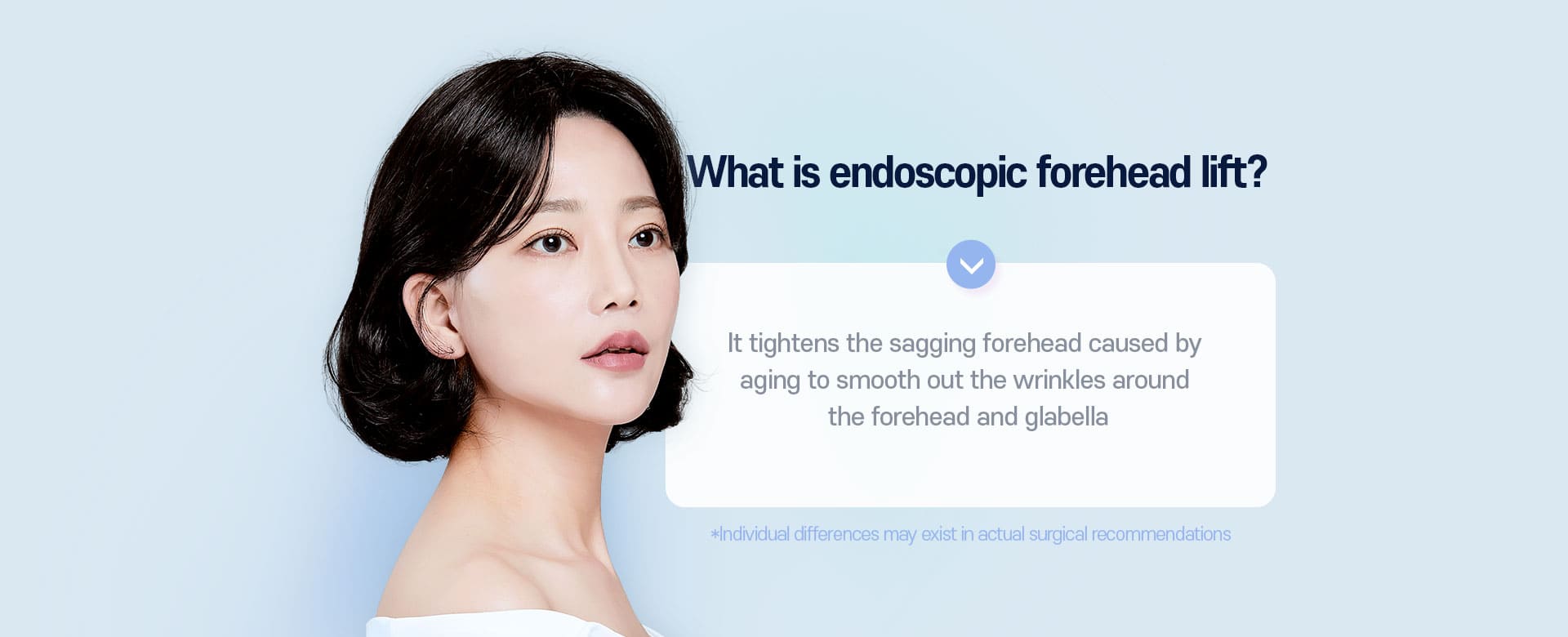 What is endoscopic forehead lift?